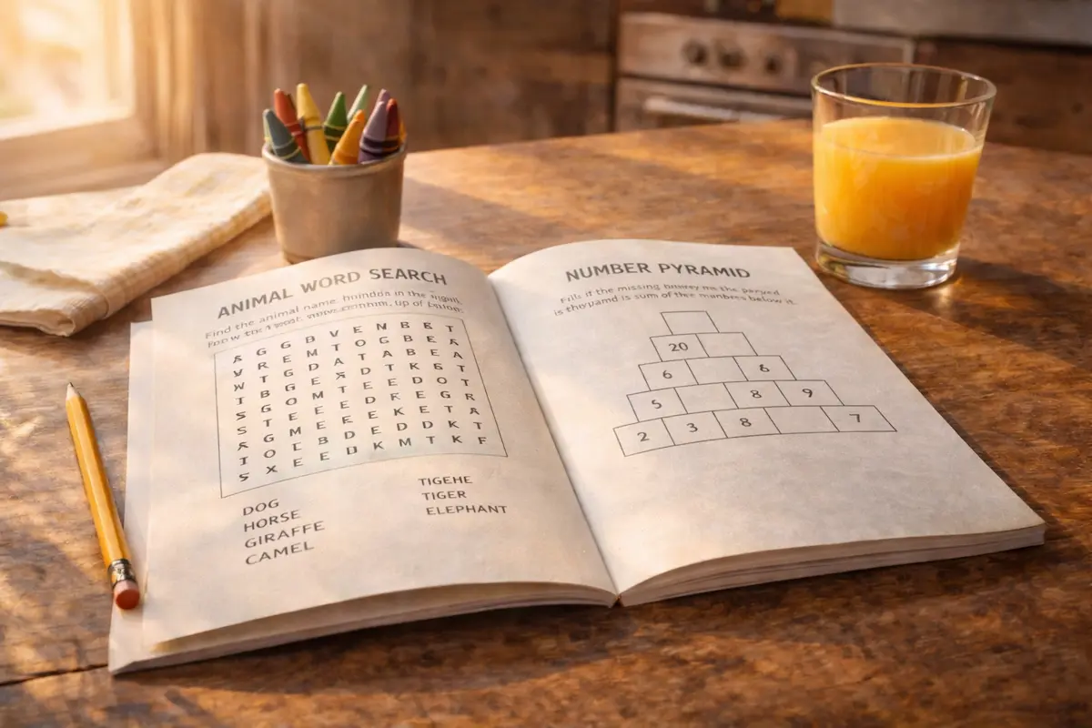 Riddle and Rune Press home school puzzle packs