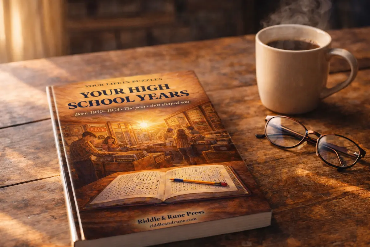 Your Life in Puzzles nostalgia puzzle book